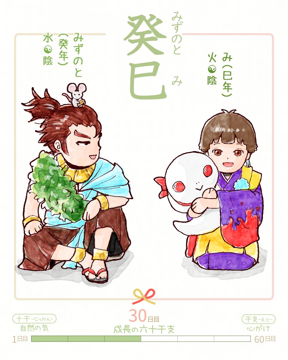 今日は #癸巳 (みずのとみ)の日