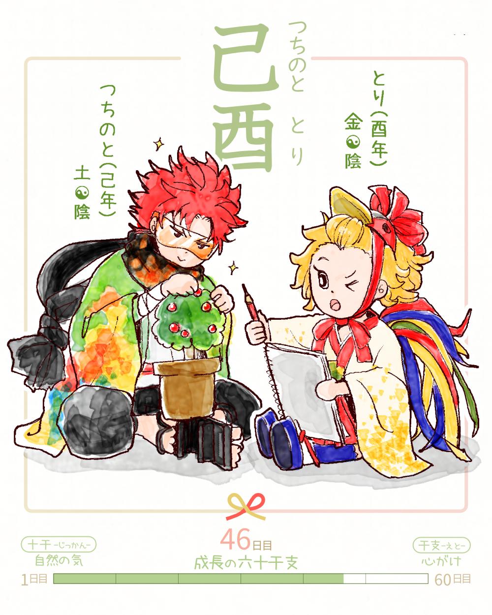 今日は #己酉 (つちのととり)の日