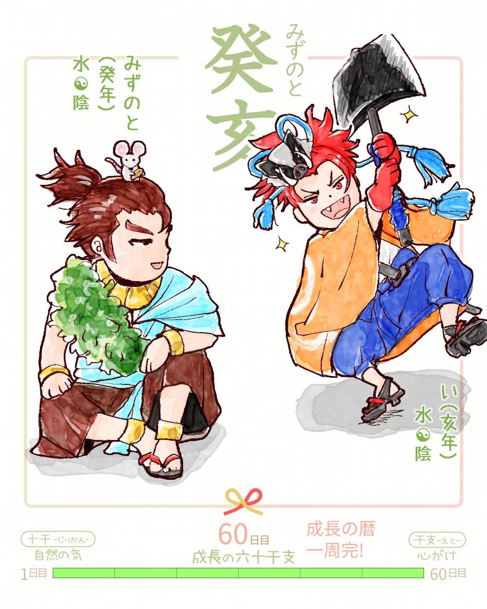 今日は #癸亥 (みずのとい)の日