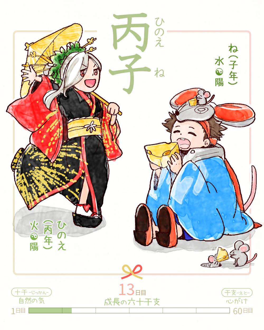 今日は #丙子 (ひのえね)の日