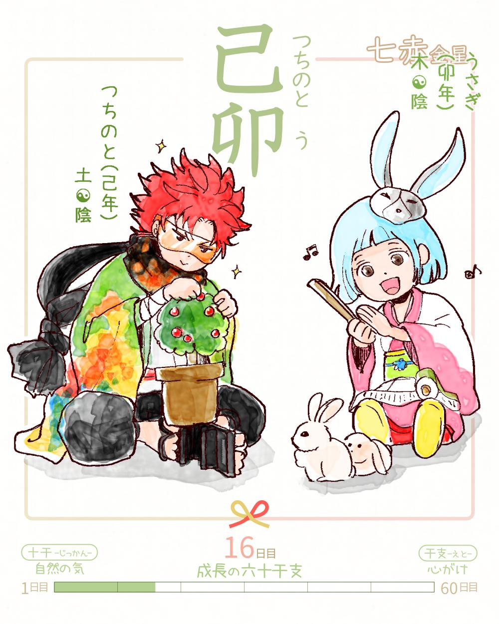 今日は #己卯 (つちのとう)の日