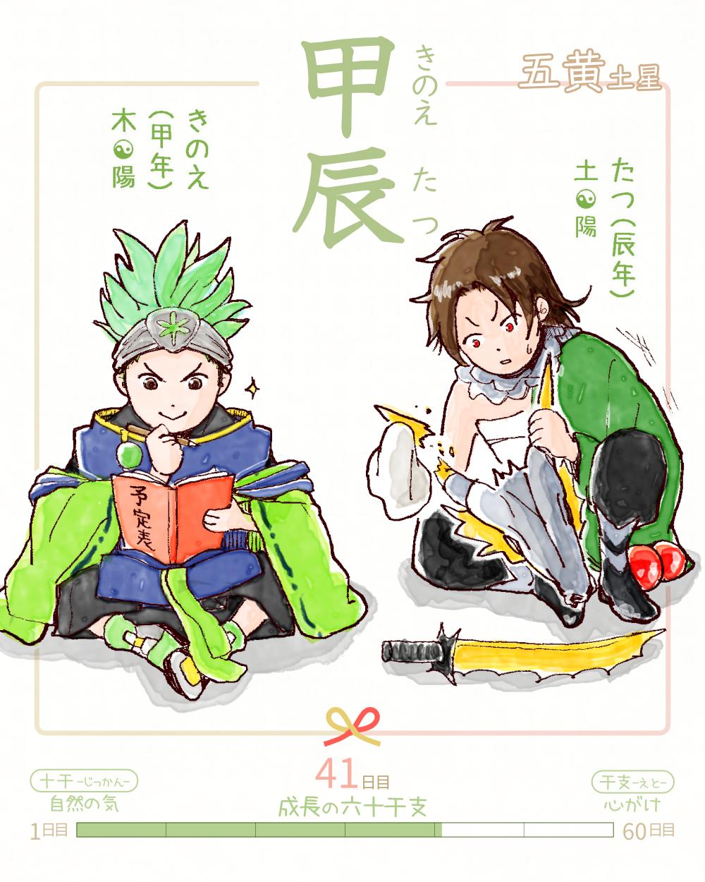 今日は #甲辰 (きのえたつ)の日